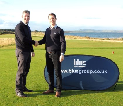 Fraser Cromarty (left) and Daniel Tomlinson, Group Marketing Manager, Blue Group
