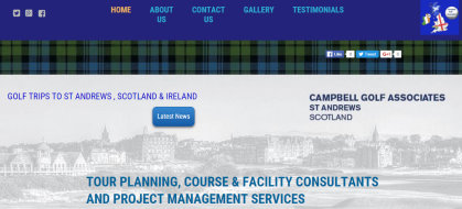 Campbell Golf Associates website