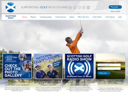 Scottish Golf webgrab