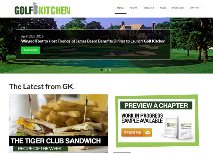 Golf Kitchen website