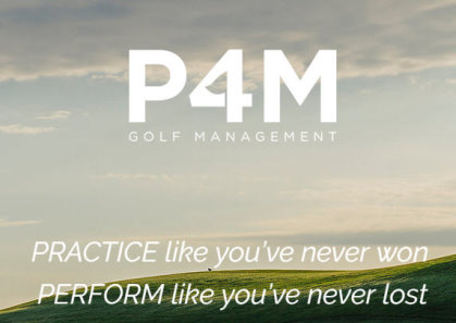 P4M Golf Management website