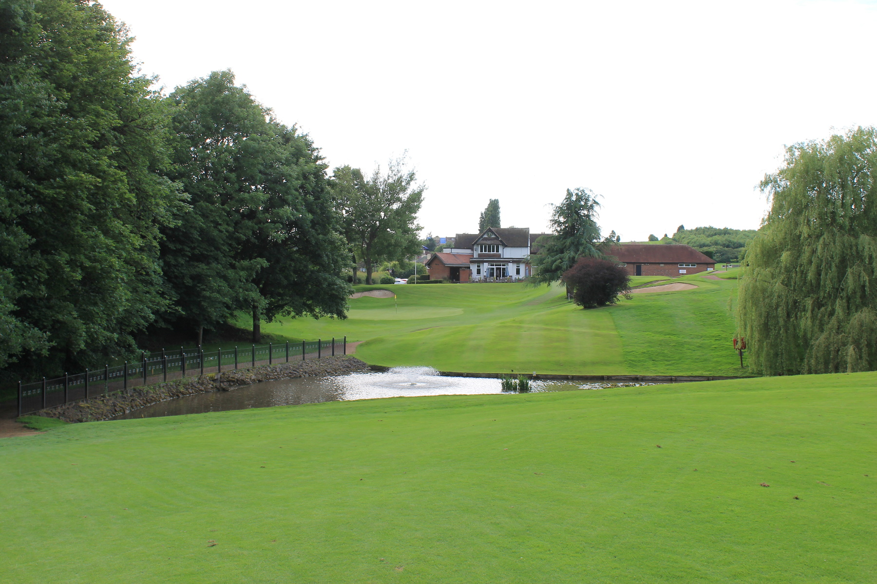 Burton in Trent Approach to the 18th Green