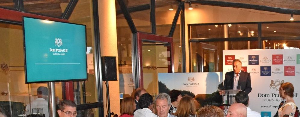 Stefano Saviotti, President, Dom Pedro Hotels speaks at the launch of Dom Pedro Golf