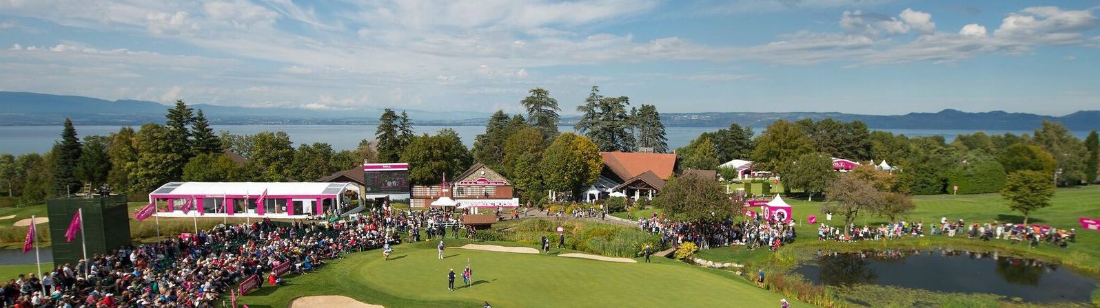 Rolex general view of 18th Green Evian