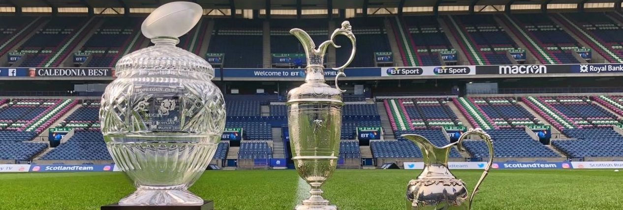 Claret Jug and SCottish Rugby