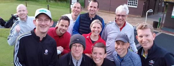 England Golf Superheroes groupcrop Selfie