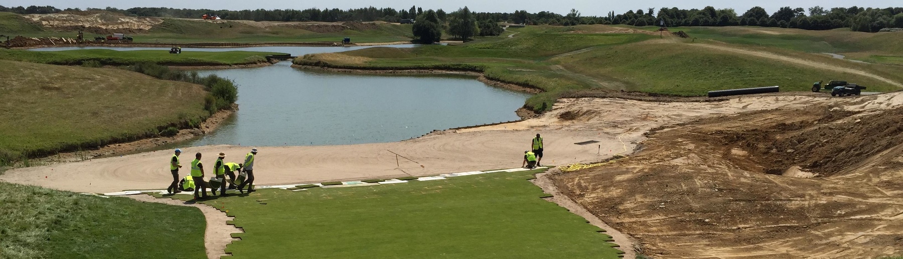 LGN refurbishment work on the course shown cropthree years ago is now paying off with just a month to go