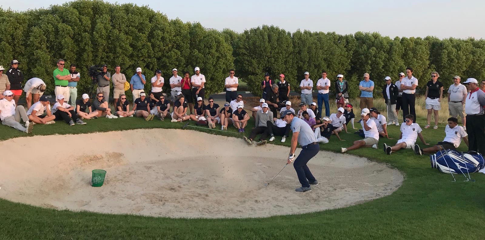 Sir Nick Faldo regularly gives clinics during his Faldo Series events (1)