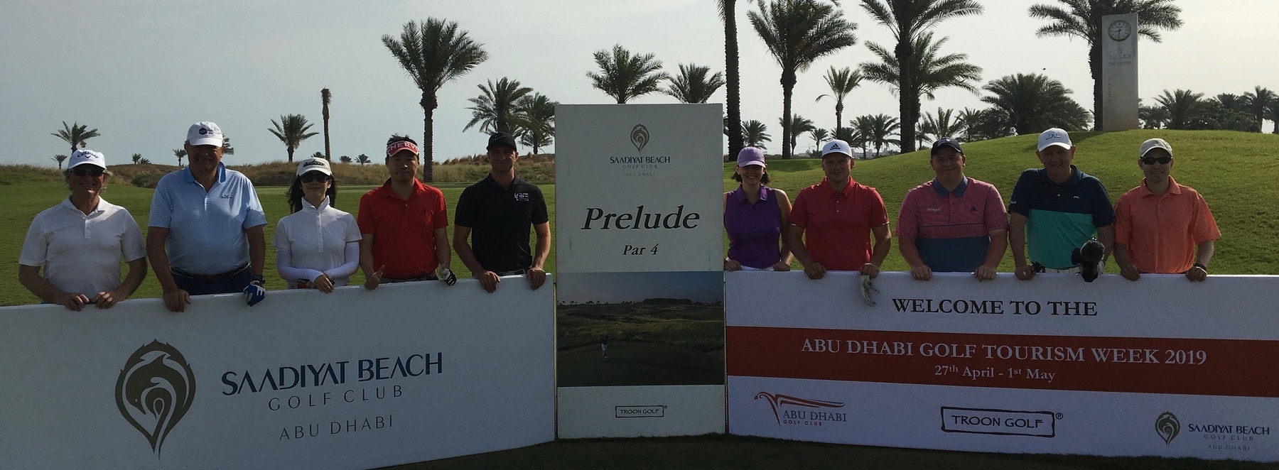 Abu Dhabi Golf Tourism Week attendees at Saadiyat Beach Golf Club (1)