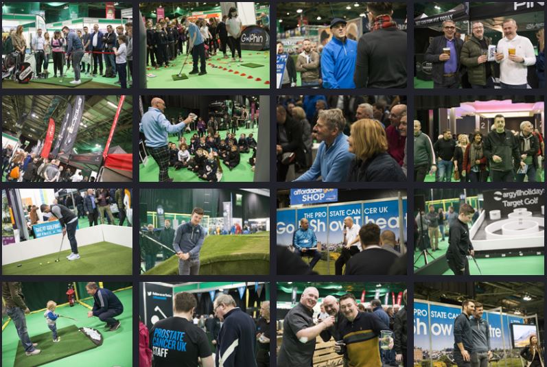 Scottish Golf Show photo montage