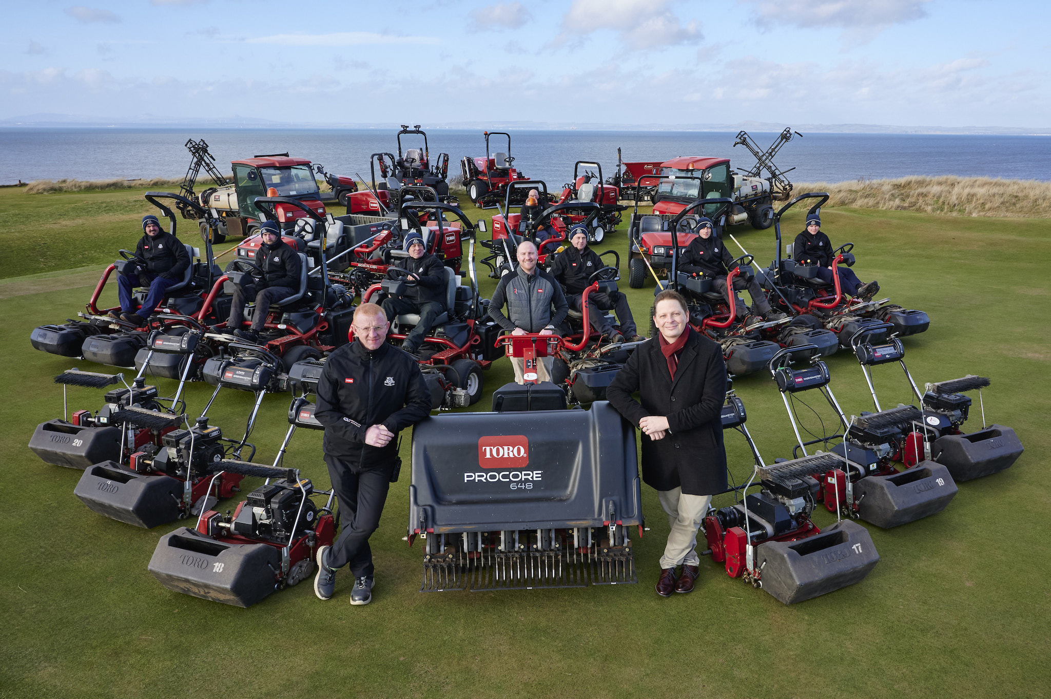 Toro supply Gullane Golf Club for 2021.