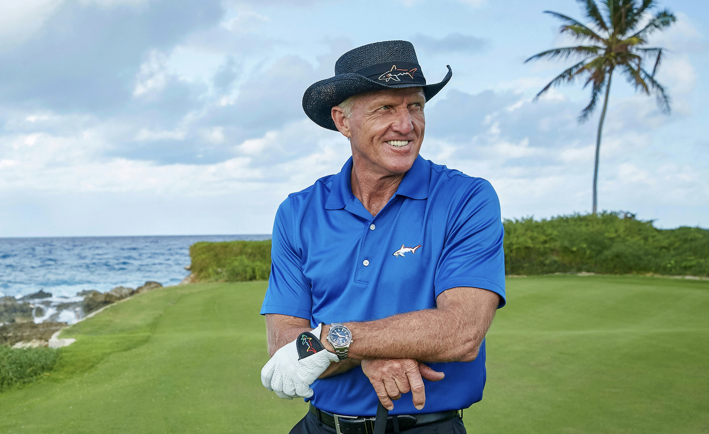 Greg Norman Golf apparel available at Golfbase.co.uk!, Train, Play, Chill, Shop Now!