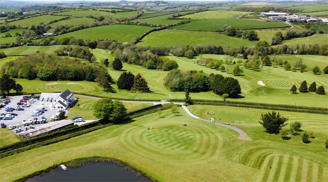 Derllys Court Golf Club aerial view