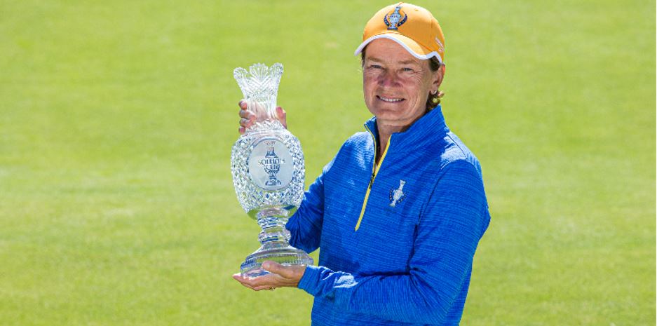 Catriona M with Solheim Cup