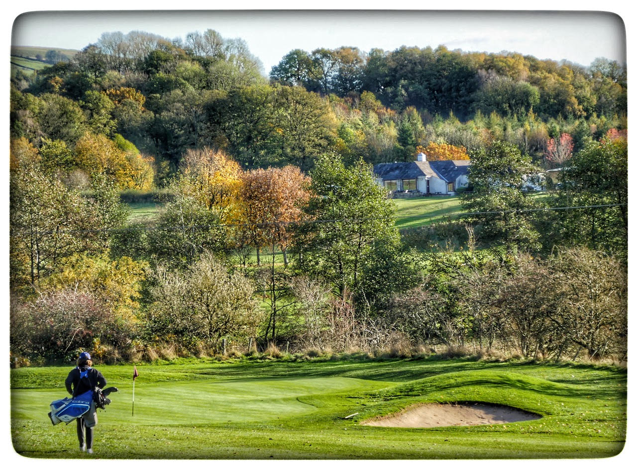 Pic 2 – The view back to the clubhouse from the 8th fairway at Kirkby Lonsdale Golf Club