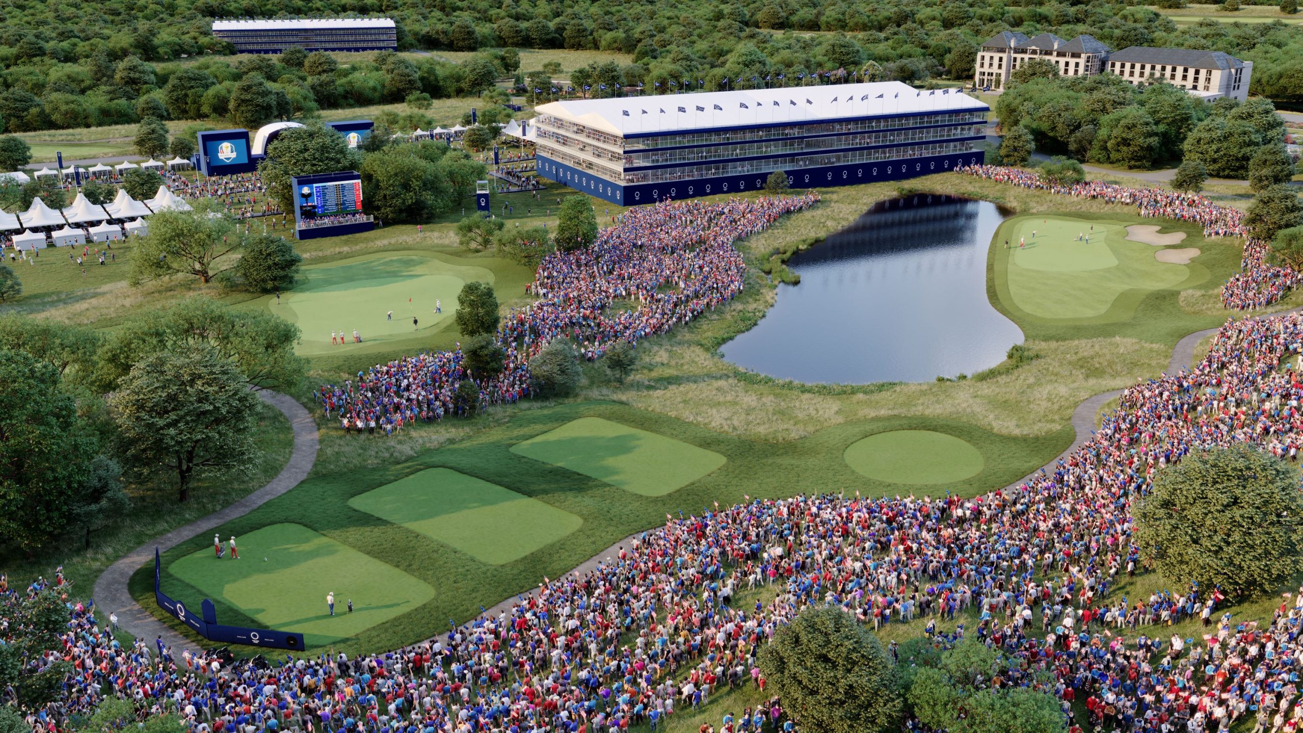 Hulton Park CGI – The Ryder Cup in the Great Park (Peel L&P)