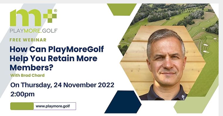 PlayMore Golf Webinar header