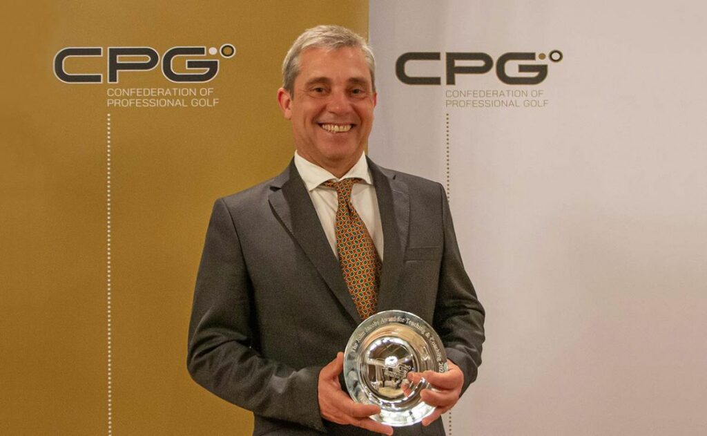 Golf Business News – Celles honoured with CPG’s John Jacobs Award for coaching