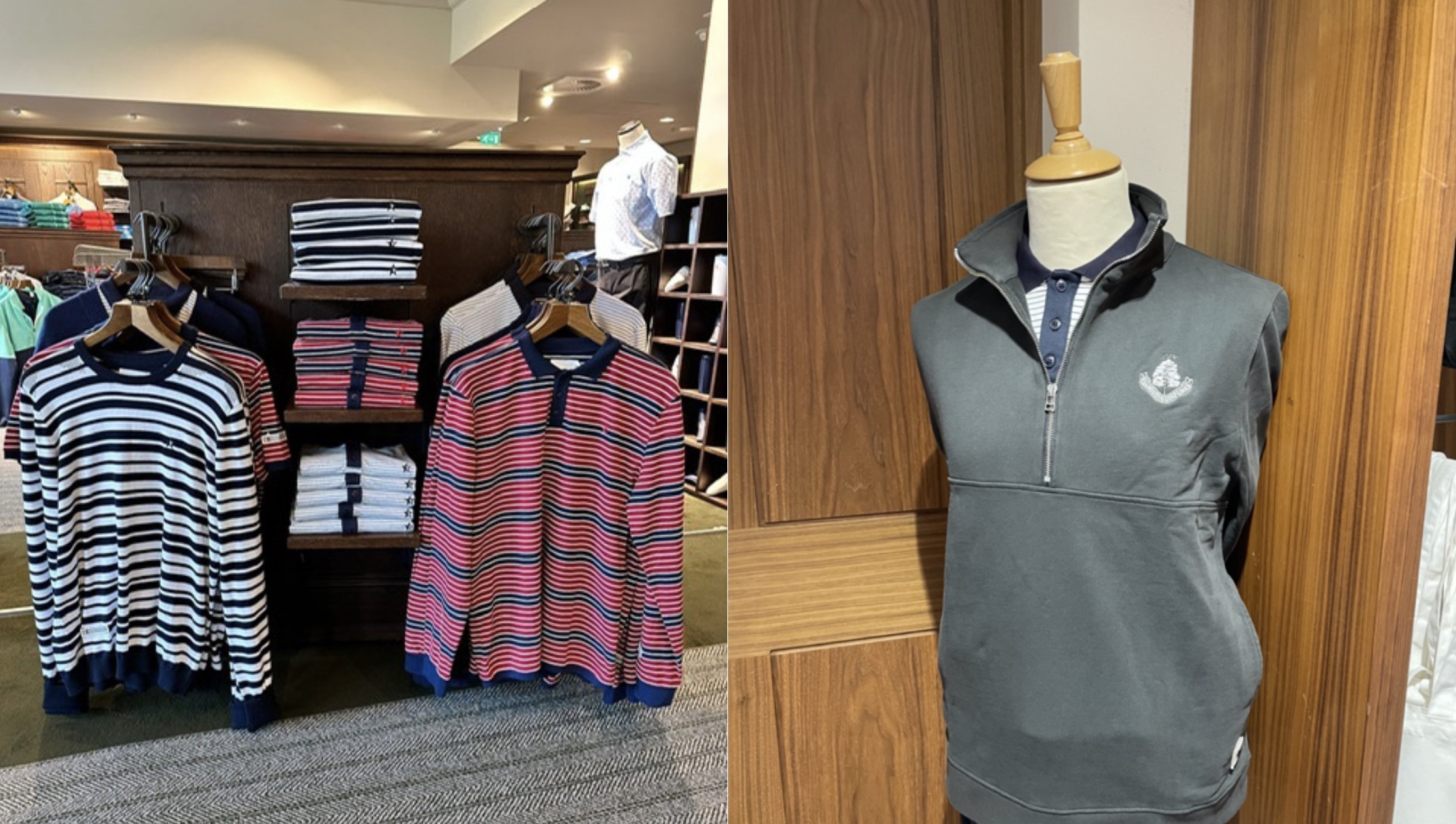 Sounder apparel in stock at Carnoustie and Gleneagles