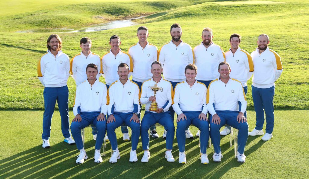 Golf Business News – El equipo europeo de la Ryder Cup recibe el Trofeo AGW