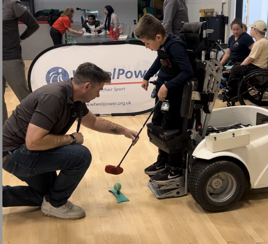 Golf Trust showcases Paragolfer at Wheelpower Sports Festival
