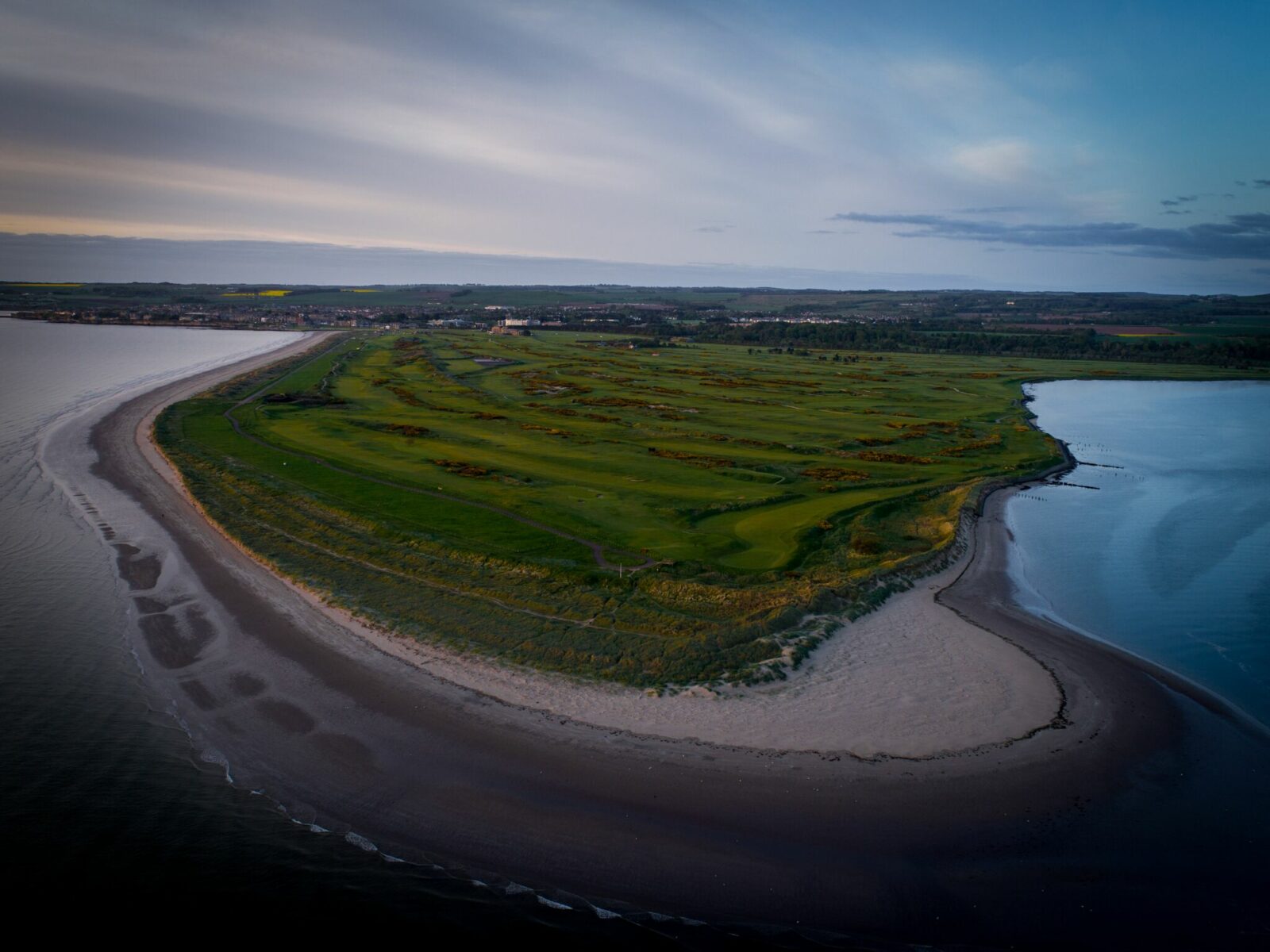 Links aerial St Andrews Links Triust