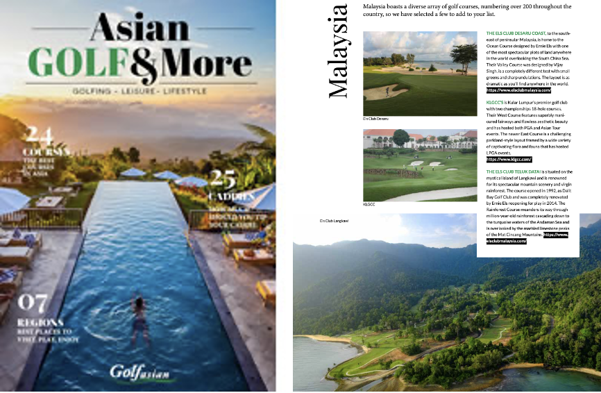 高尔夫商业新闻 – Golfasian 推出高尔夫旅游杂志