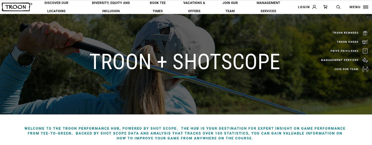 Troon and Shot Scope Graphic