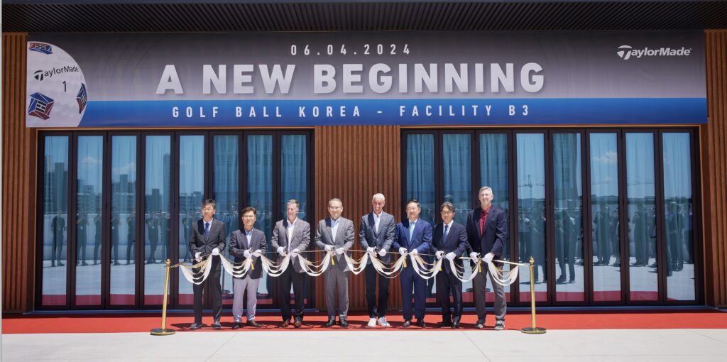 TaylorMade opens new golf ball plant in South Korea