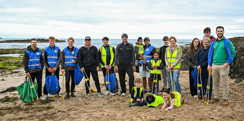 Local organisations underline climate impacts during Genesis Scottish Open