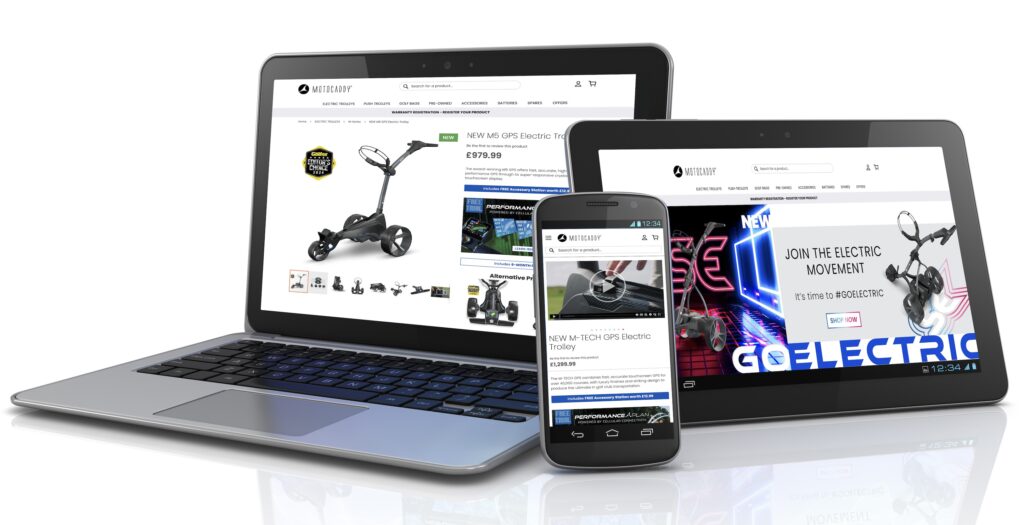 Motocaddy unveils enhanced website platforms