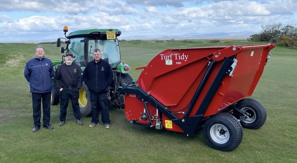 Redexim’s Turf Tidy does the trick at Craigielaw