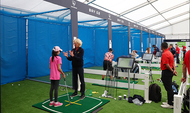 The R&A Swingzone sees over 3,200 golf lessons given at Royal Troon during Open week