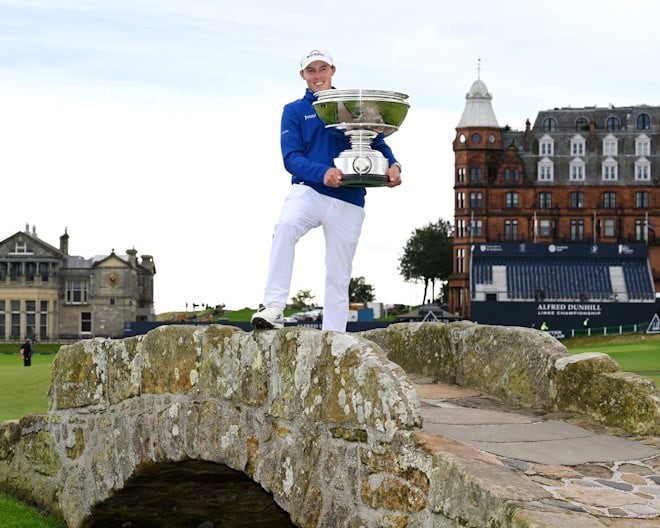 Fitzpatrick chases historic double in Alfred Dunhill Links at St Andrews