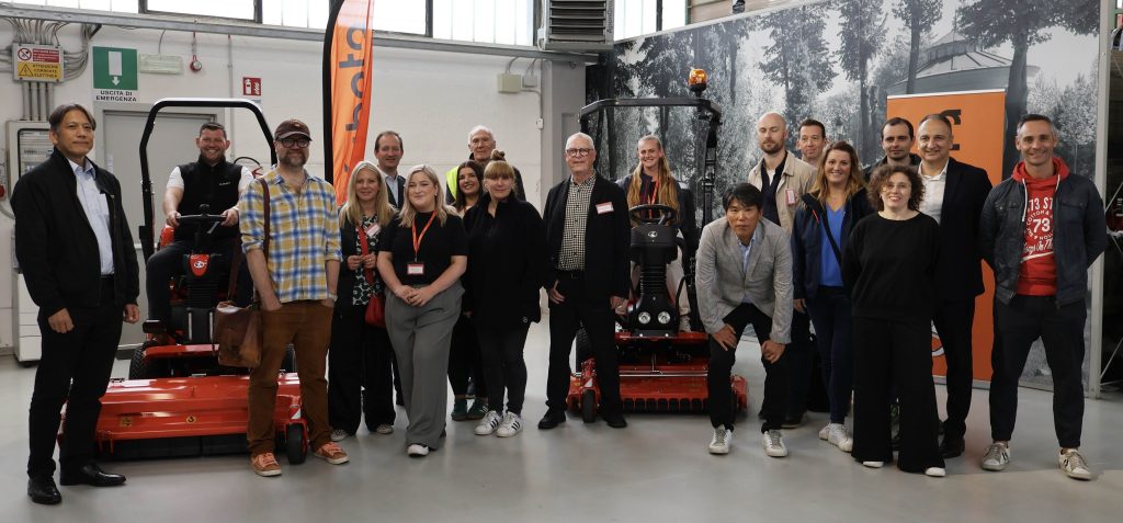 UK groundscare media head to Italy for update event from Kubota Gianni Ferrari