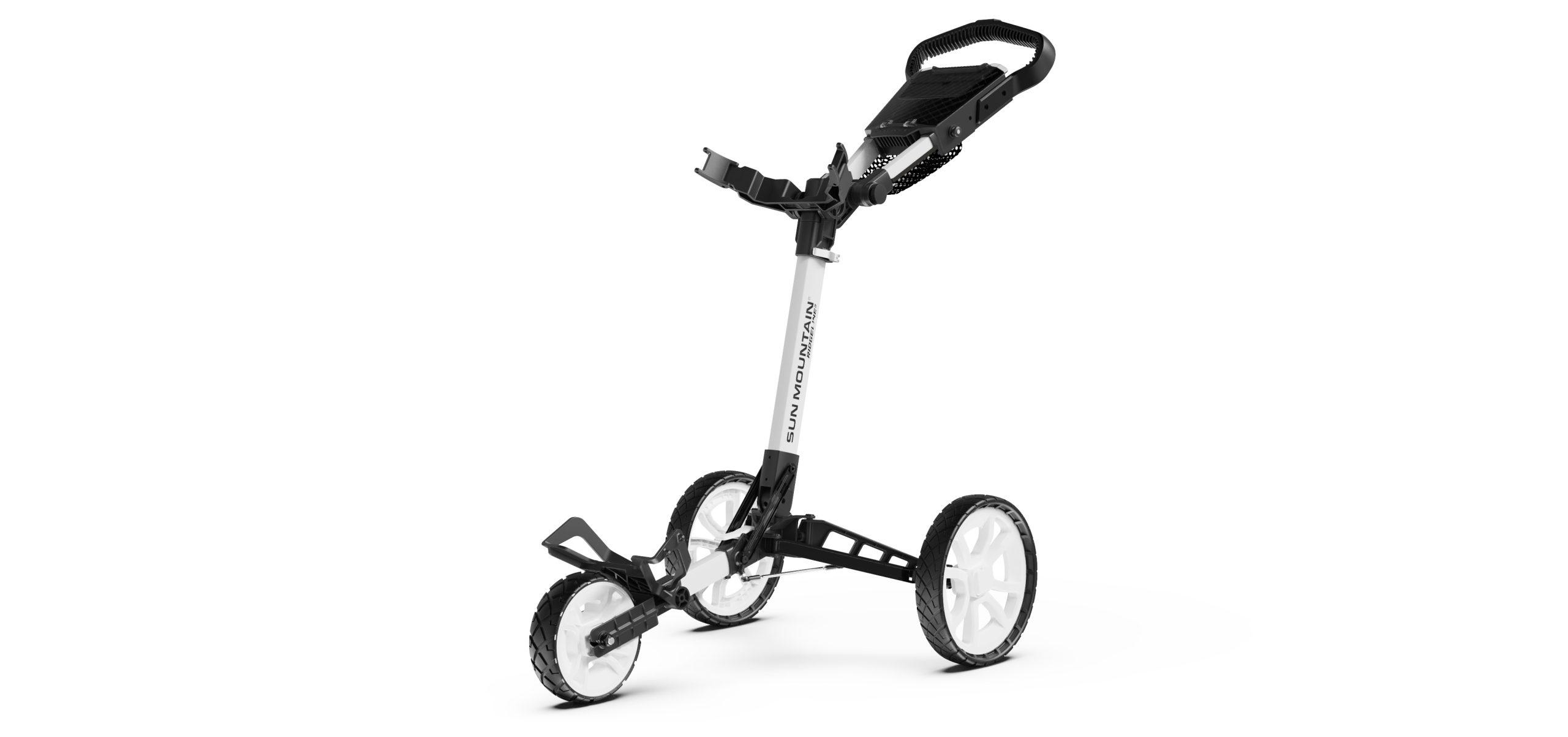 Golf Business News Sun Mountain rolls out size adjustable Ridgeline3 push trolley